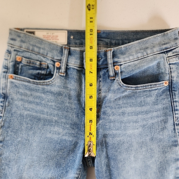 Gap True Skinny Jeans Jeggings Casual Basic Denim Mid Rise Stretchy Acid Wash 27 - Picture 8 of 10